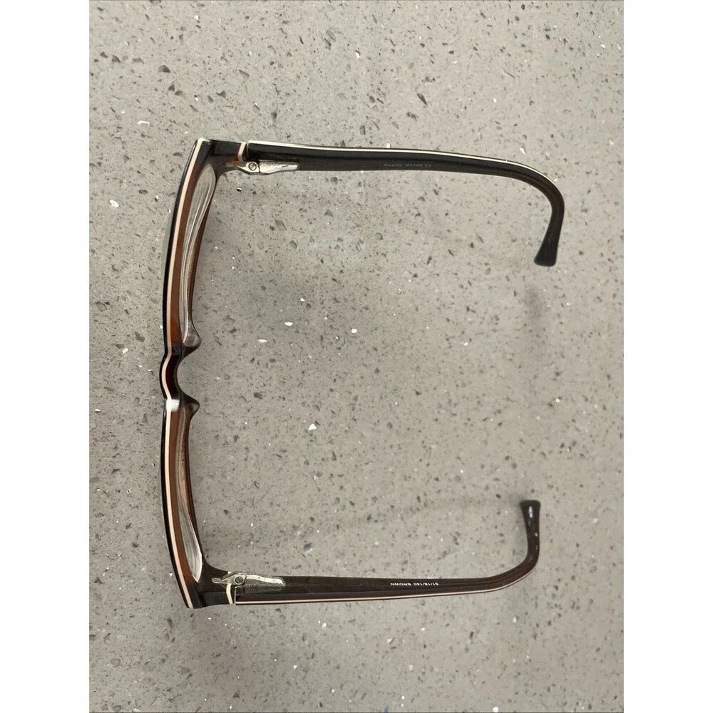REALITY 3709 BROWN EYEGLASSES FRAMES ONLY 51-16-140 Full Rim Rectangle